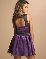 ASOS Satin Cut-Out Back Prom Dress