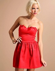 ASOS Bow Front Mini Prom Dress in the style of Kimberly Stewart