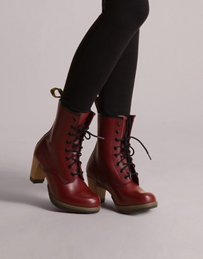 Dr Martens Lace Up Heeled Boots