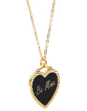 ASOS 'Be Mine' Heart Pendant