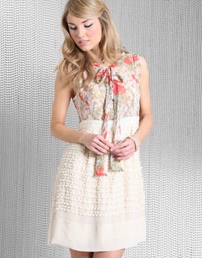 darling floral print dress, still dottie fashion blitz