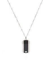 Emporio Armani Stainless Steel Dogtag Necklace