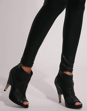 ASOS Leather And Mesh Ankle Boots