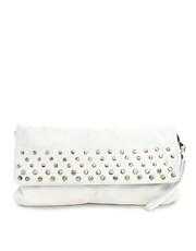 ASOS Oversized Leather Fold-Over Clutch